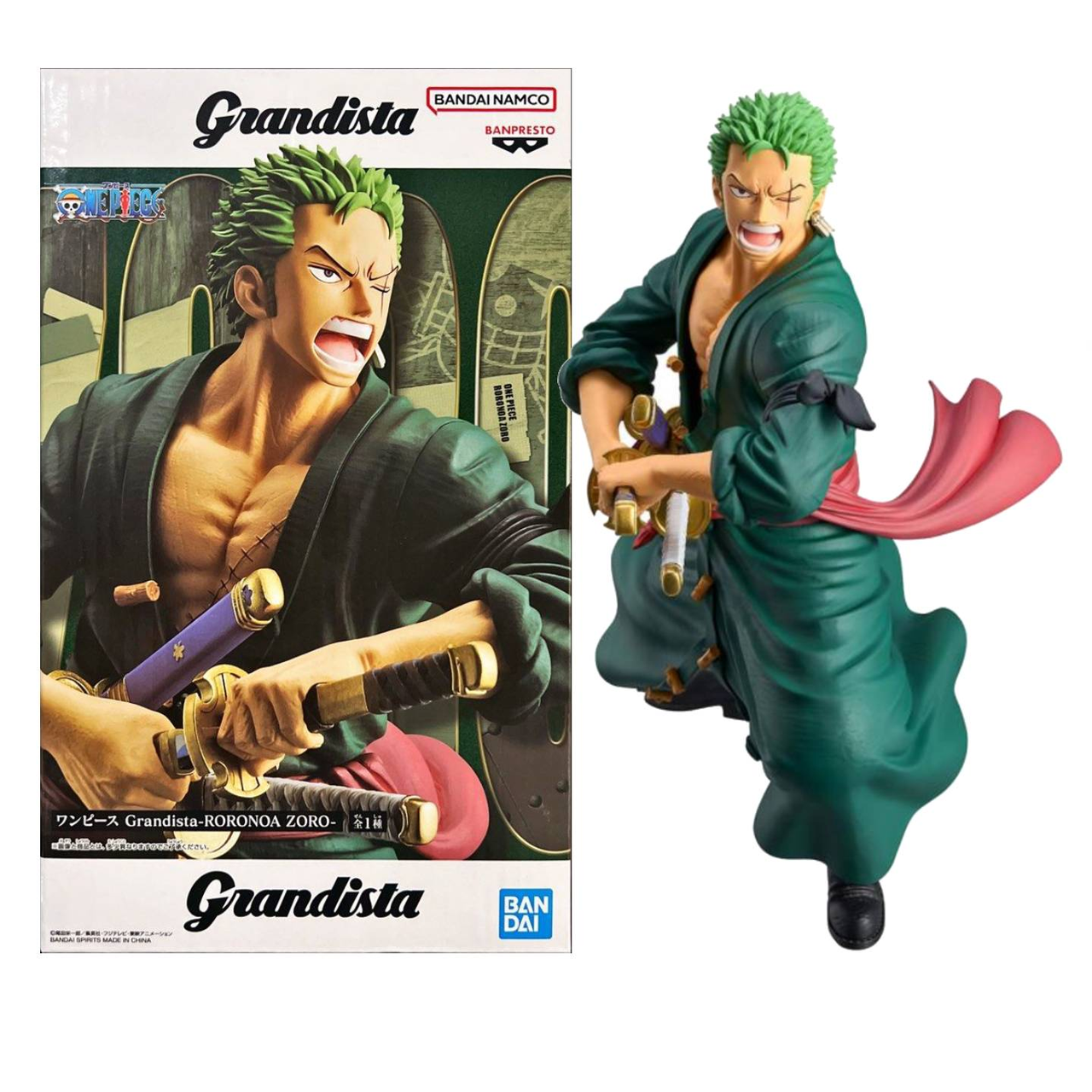 Фігурка для геймерів Bandai Spirits Grandista One Piece Zoro 22 см (BS G OP Z 22)