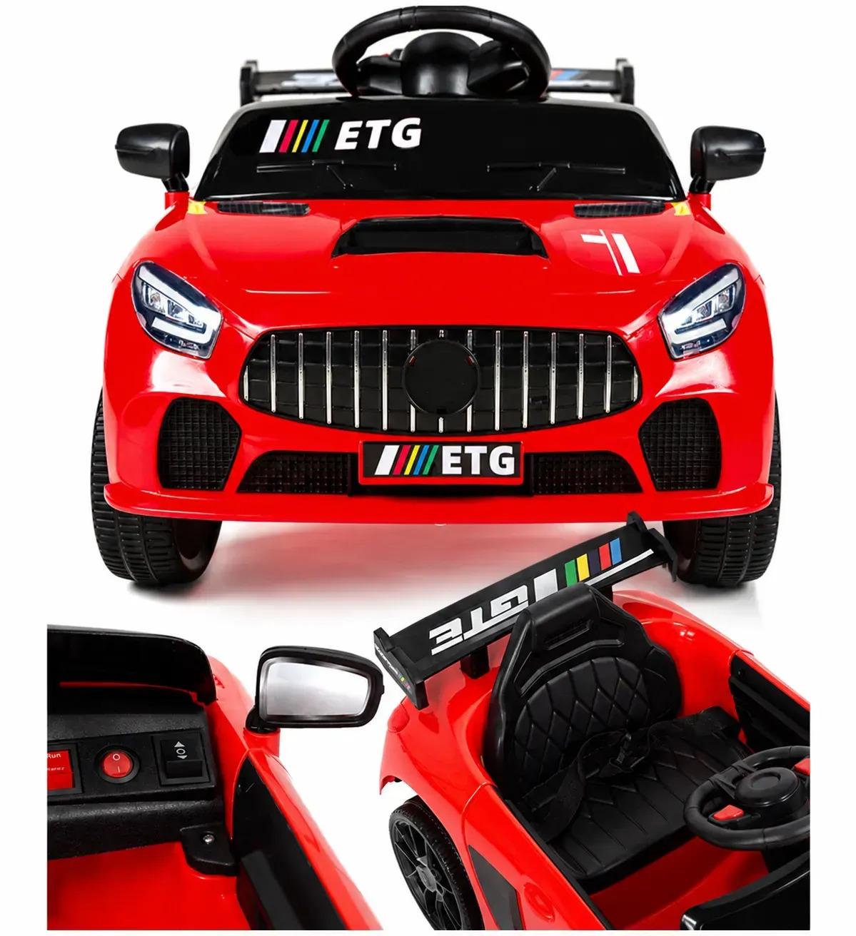 Дитячий спортивний електромобіль зі спойлером PRIMA CAR Cabrio 6V 5A пульт/LED-фари/музика/педаль газу Червоний (36293160) Дитячий спортивний електромобіль зі спойлером PRIMA CAR Cabrio 6V 5A пульт/LED-фари/музика/педаль газу Червоний (36293160)