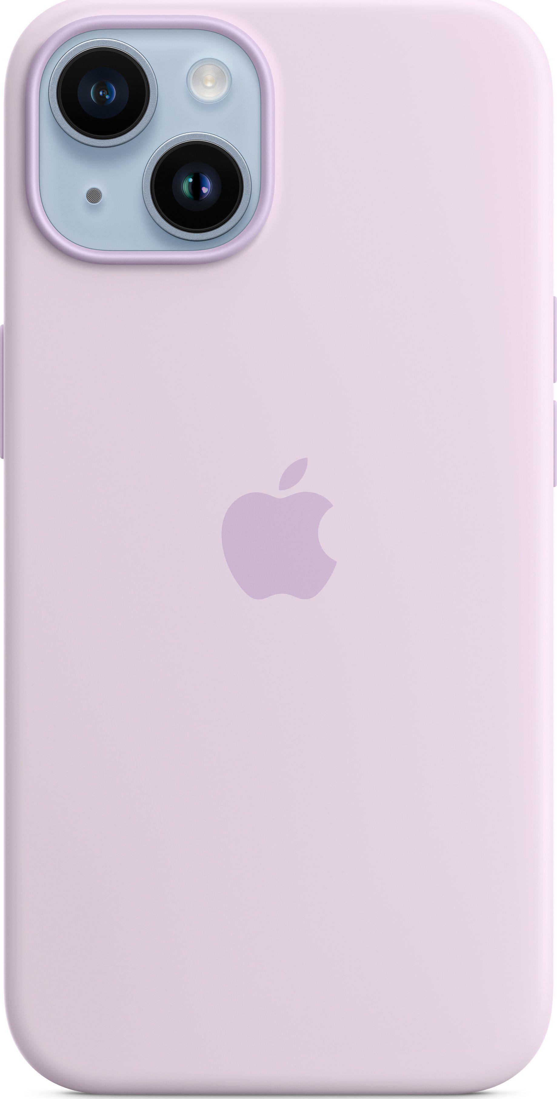 Чехол противоударный силиконовый Silicone Case MPRY3ZE/A MagSafe () для Apple Iphone 14 (6.1") Lilac - фото 1