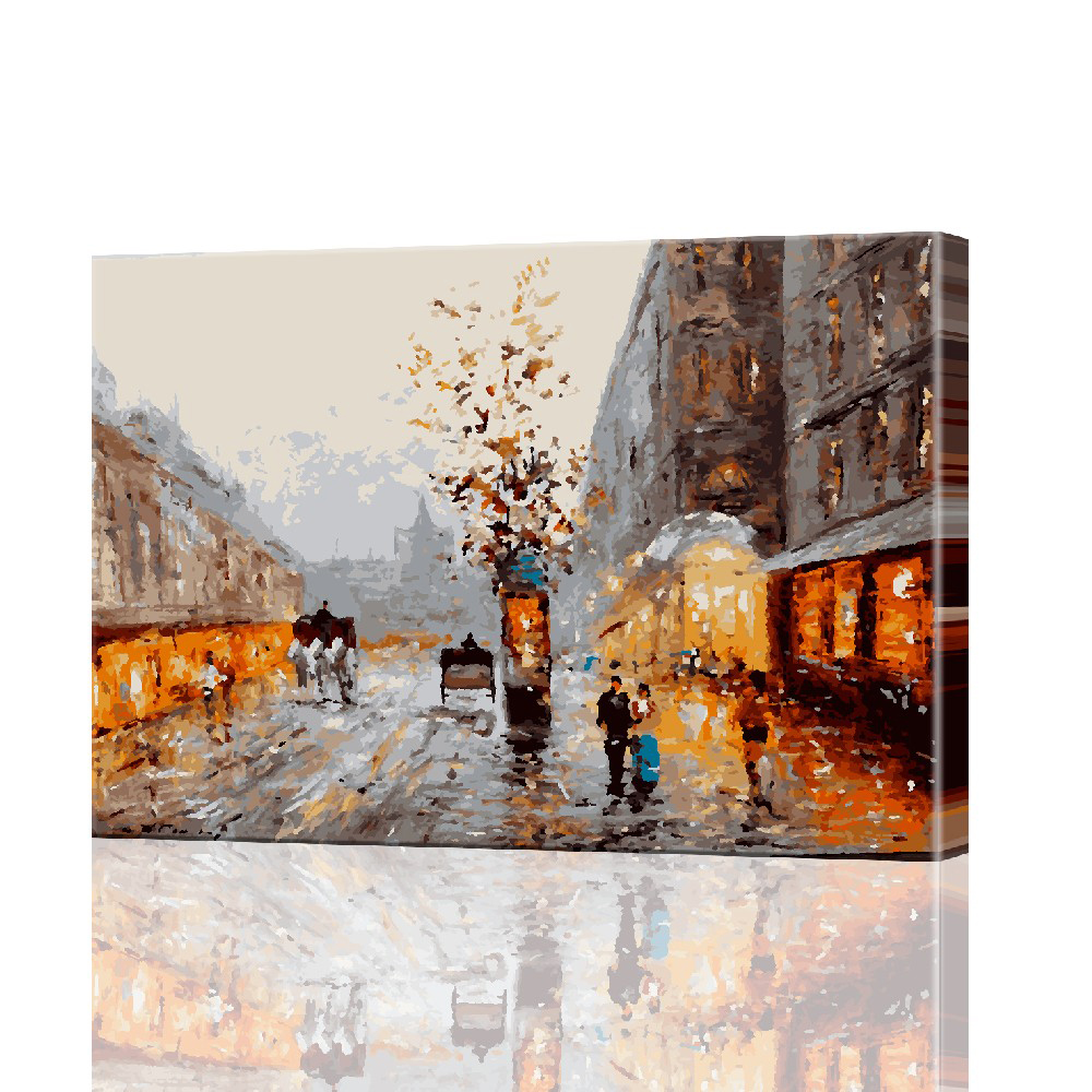 Картина по номерам ArtSale Старинные улочки PBN0100 40х50 см