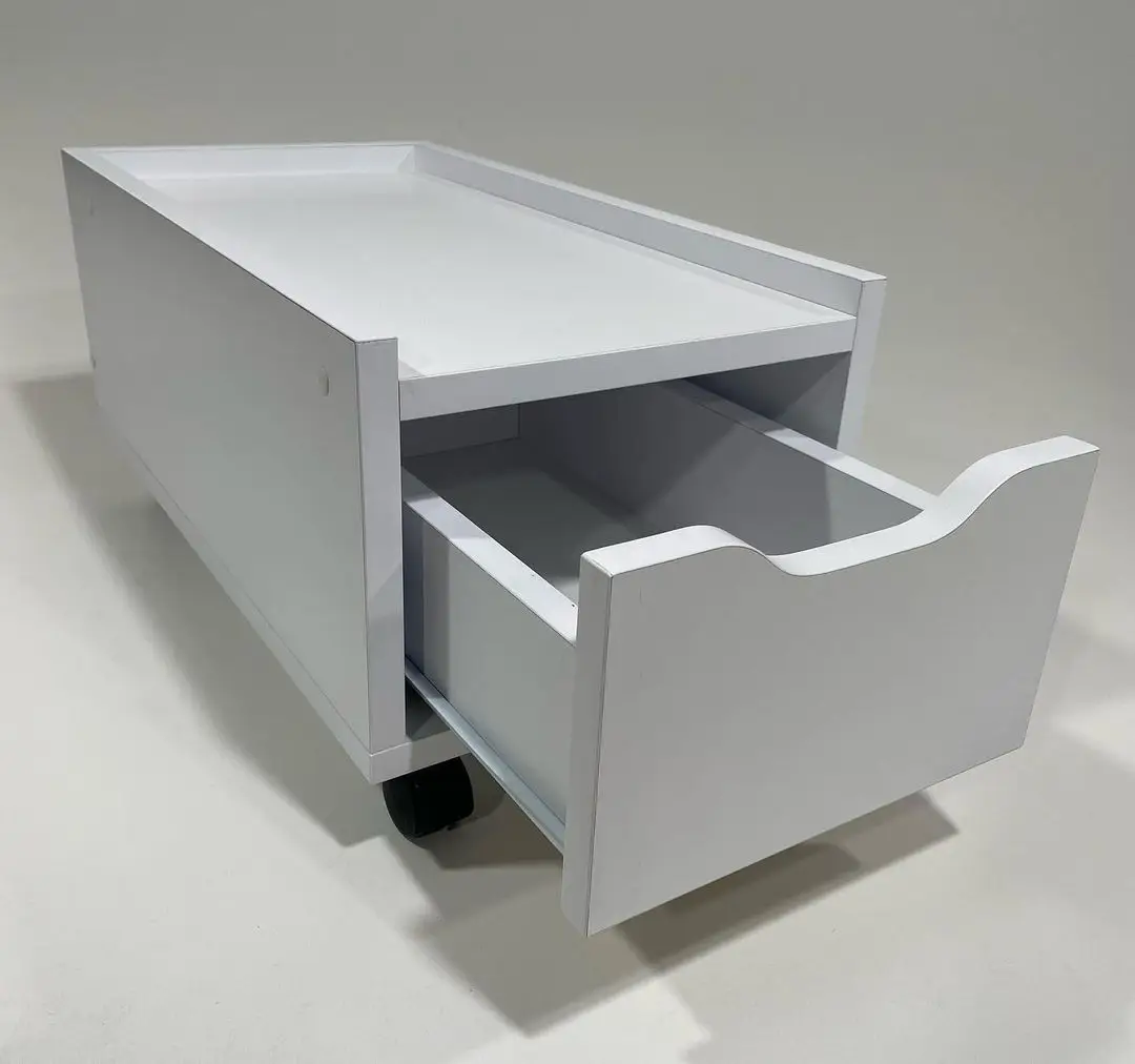 Подставка для системного блока с ящиком Drom 30х55 см Белый - фото 2 Подставка для системного блока с ящиком Drom 30х55 см Белый - фото 2