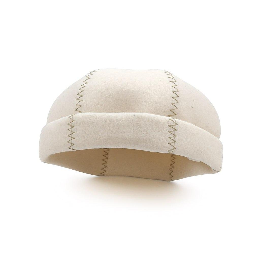 Шапка для лазні Luxyart Біні повсть Білий (XL-197)