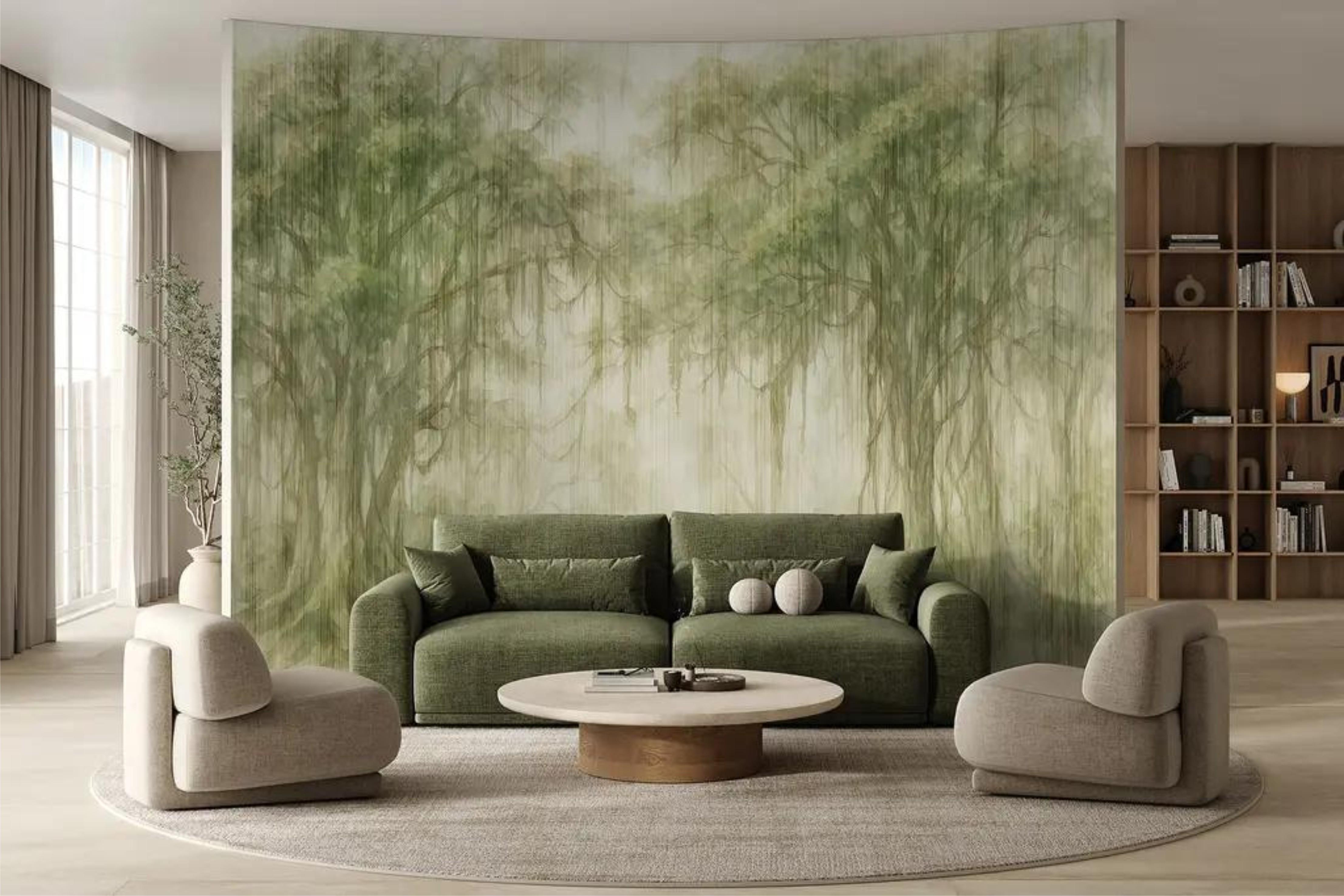 Фотообои Джунгли Разноцветный (000387)