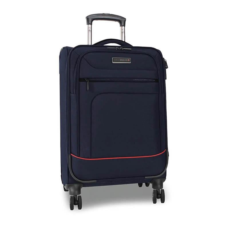Чемодан на 4-х колесах Swissbrand Alford S 43-47 л Navy (DAS301842)