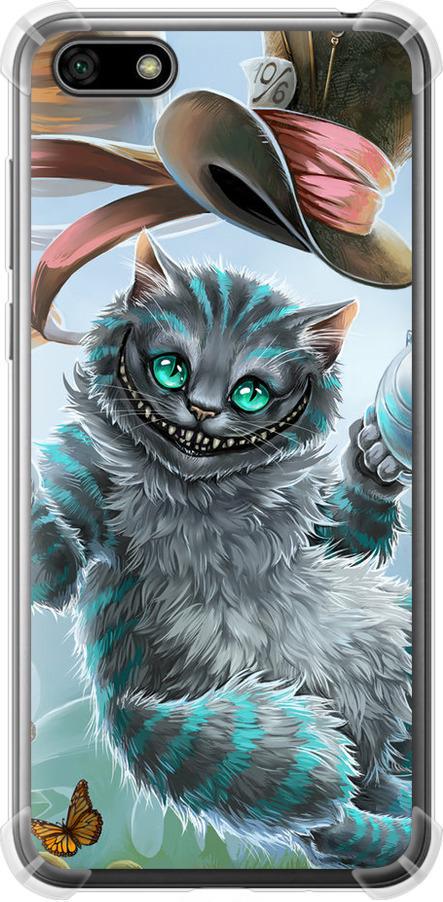 Чохол на Huawei Y5 2018 Чеширський Кіт 2 (3993sp-1500-42517)