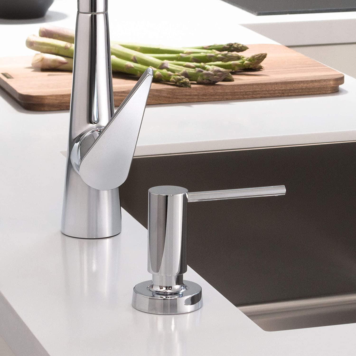 Дозатор врезной для мойки Hansgrohe A51 40448000 500 мл Хром (76696) - фото 7