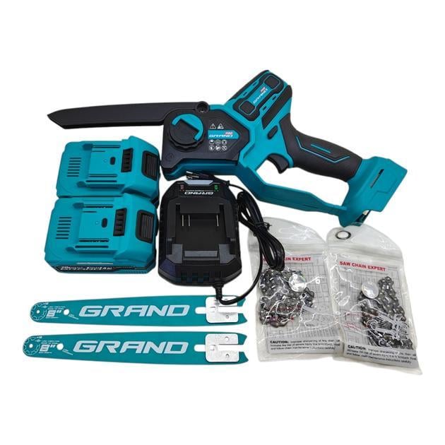 Пила ланцюгова акумуляторна Grand АПЦ-8HS/4-2 з секатором Grand СА-30F/20BL-base з подовжувачем 3 м (30782659) - фото 3 Пила ланцюгова акумуляторна Grand АПЦ-8HS/4-2 з секатором Grand СА-30F/20BL-base з подовжувачем 3 м (30782659) - фото 3