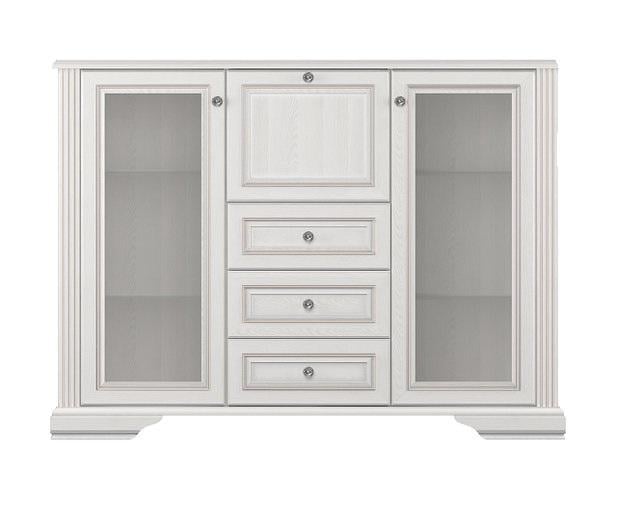 Комод в спальню Gerbor 2W3S1B Вайт ДСП/МДФ Сосна золотая Комод в спальню Gerbor 2W3S1B Вайт ДСП/МДФ Сосна золотая