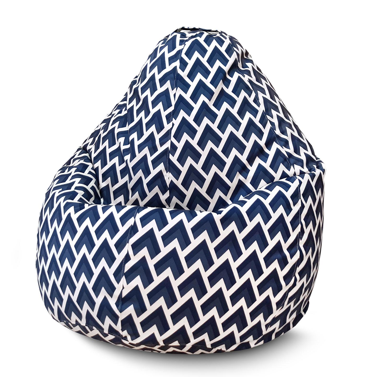 Крісло мішок iPuff Олімп 21 Флок XL 80x110 см Крісло мішок iPuff Олімп 21 Флок XL 80x110 см