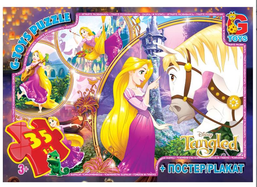 Пазли G-Toys "Рапунцель" 35 деталей (TA004)