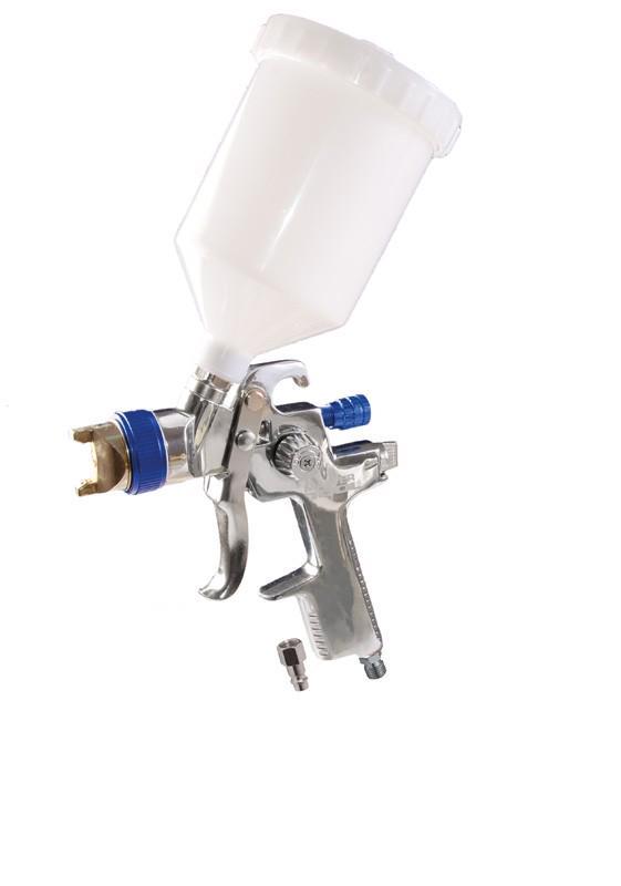 Фарбопульт MasterTool HVLP ВБ 600 мл пластик D 1,4 мм 170-260 л/мин 3-4 бар тип С (80-8902)