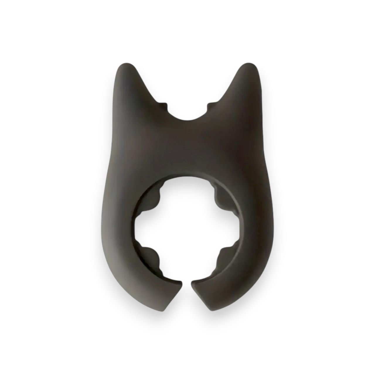 Тримач-затискач для лопаток термостійкий силіконовий DAHEIN Чорний (2806596604)