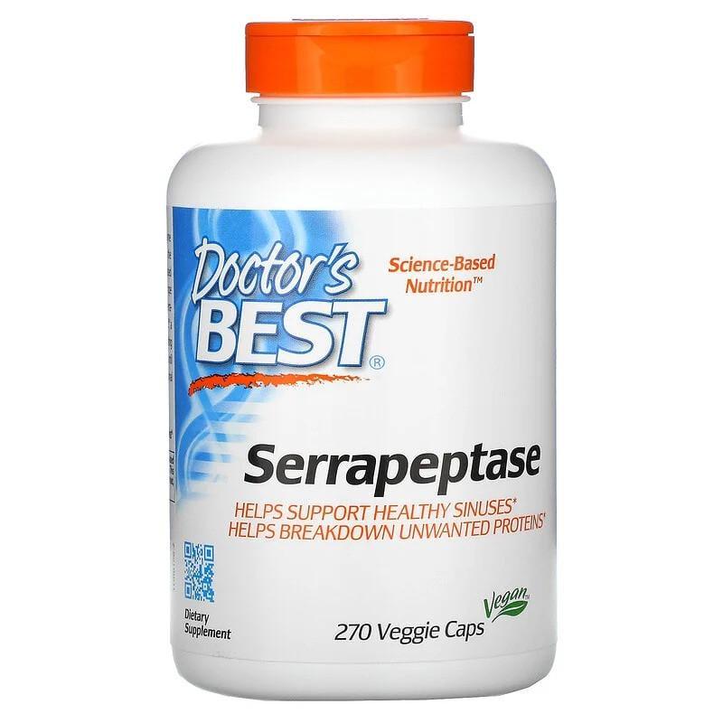Серрапептаза Doctor's s Best Serrapeptase 270 капс.