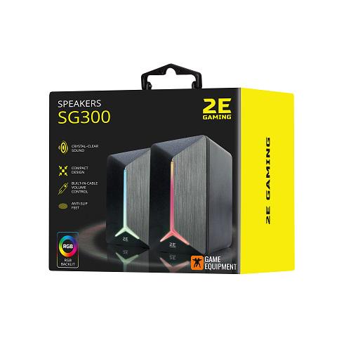 Акустическая система 2E SG300B GAMING SG300 RGB 6 Вт Black (12909837) - фото 5