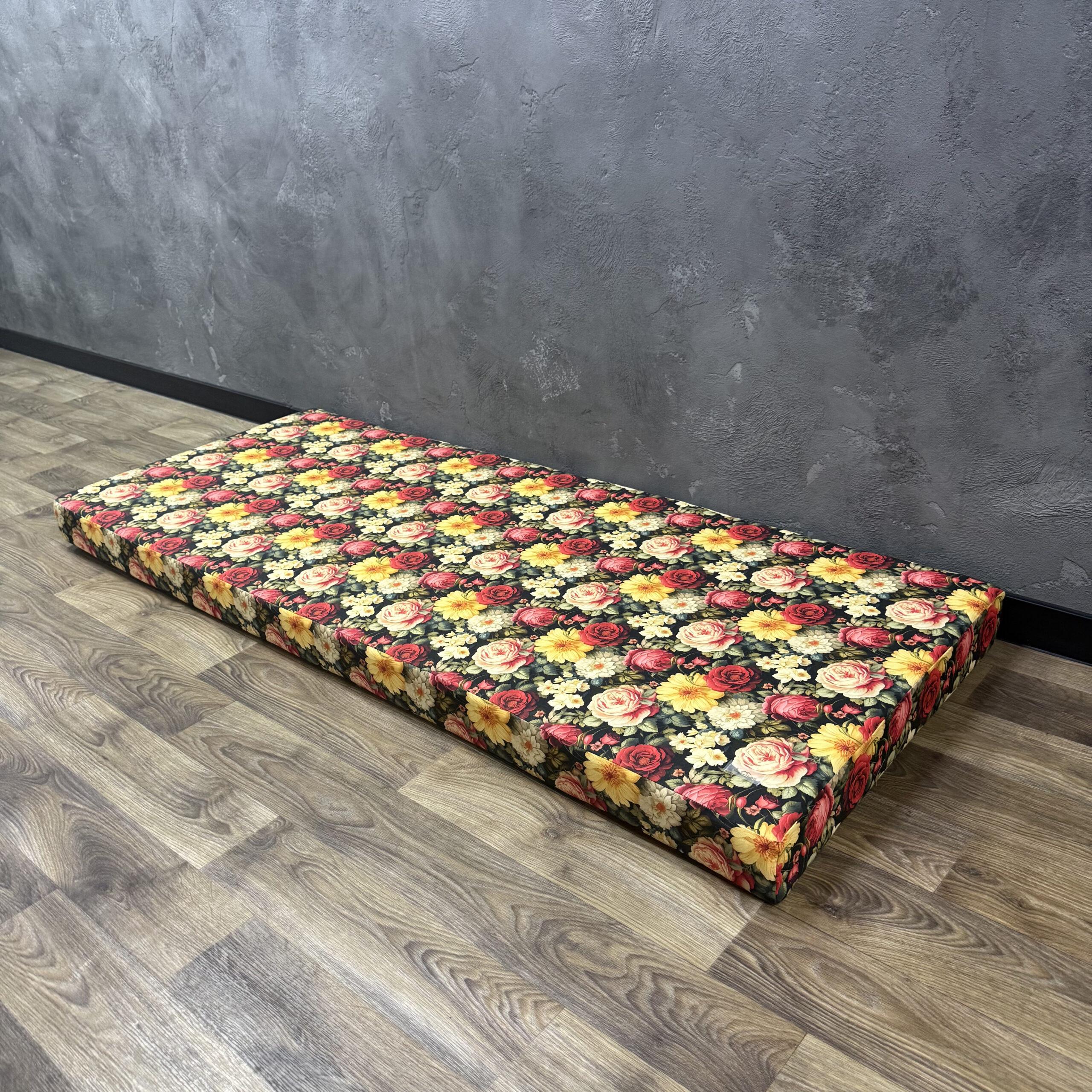 Матрас Comfort Home Black rose на подоконники/каркасы/поддоны/садовая мебель панама 120х40х8 см