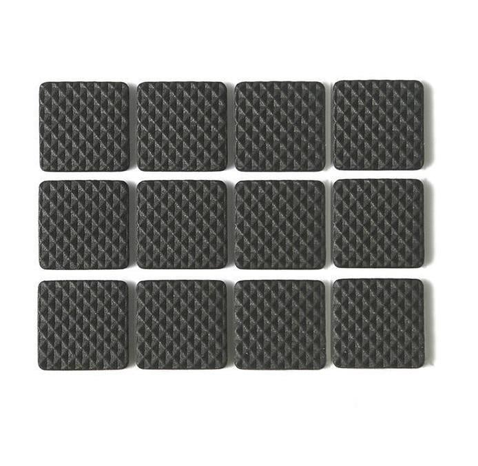 Накладки на ножки мебели из мягкой резины 12 шт. Черный (U9590)