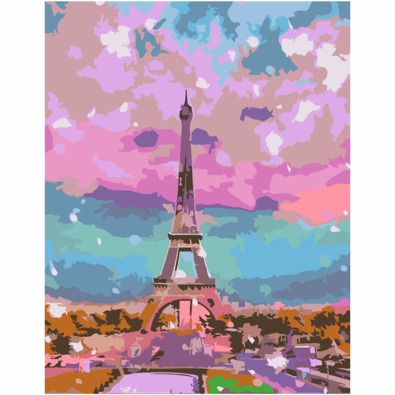 Картина по номерам Rosa Город мечты 35х45 см (Az-258590)