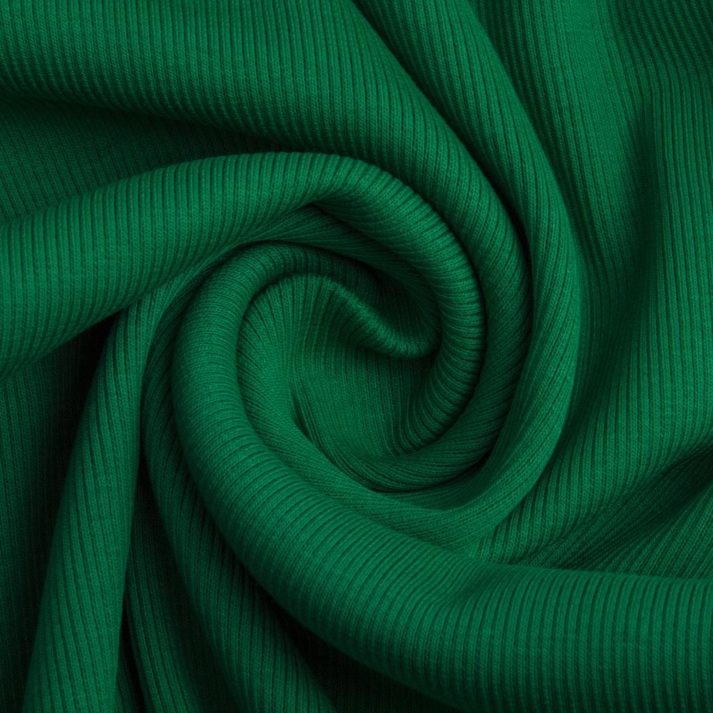 Ткань трикотажная Кашкорсе 300 г/м2 Зеленый (23111)