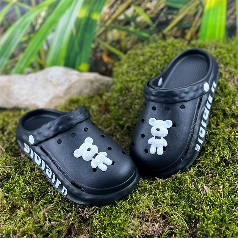 Крокси з джибітсами Е-0010150-1 p. 38 24,5 см Чорний (76741650)