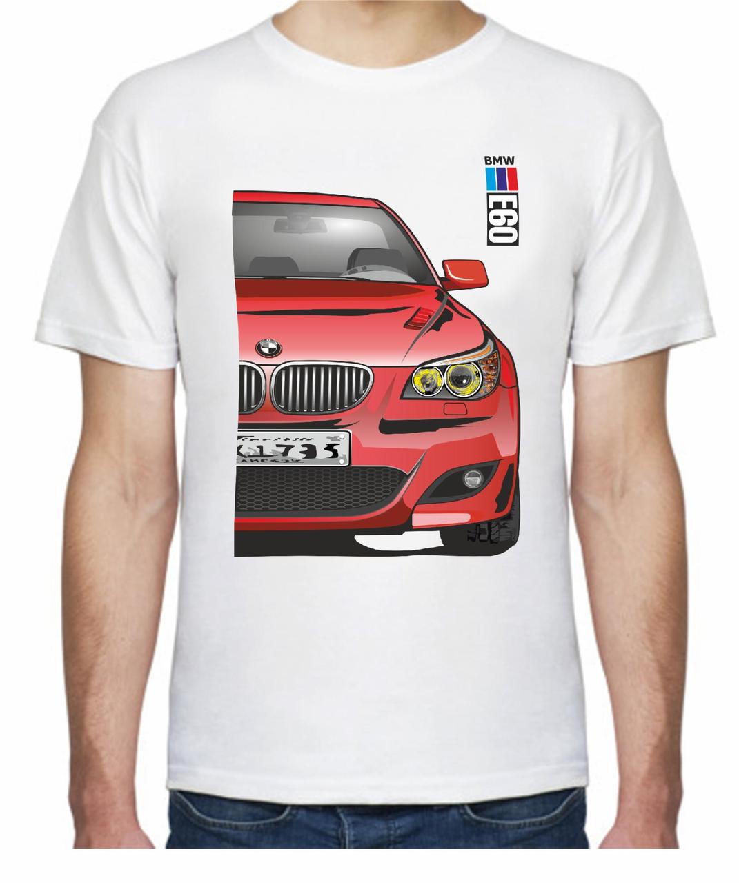 Футболка мужская Avtolife BMW E60 MotorSport ver2 F 415260 M Red/Белый (2496231537)