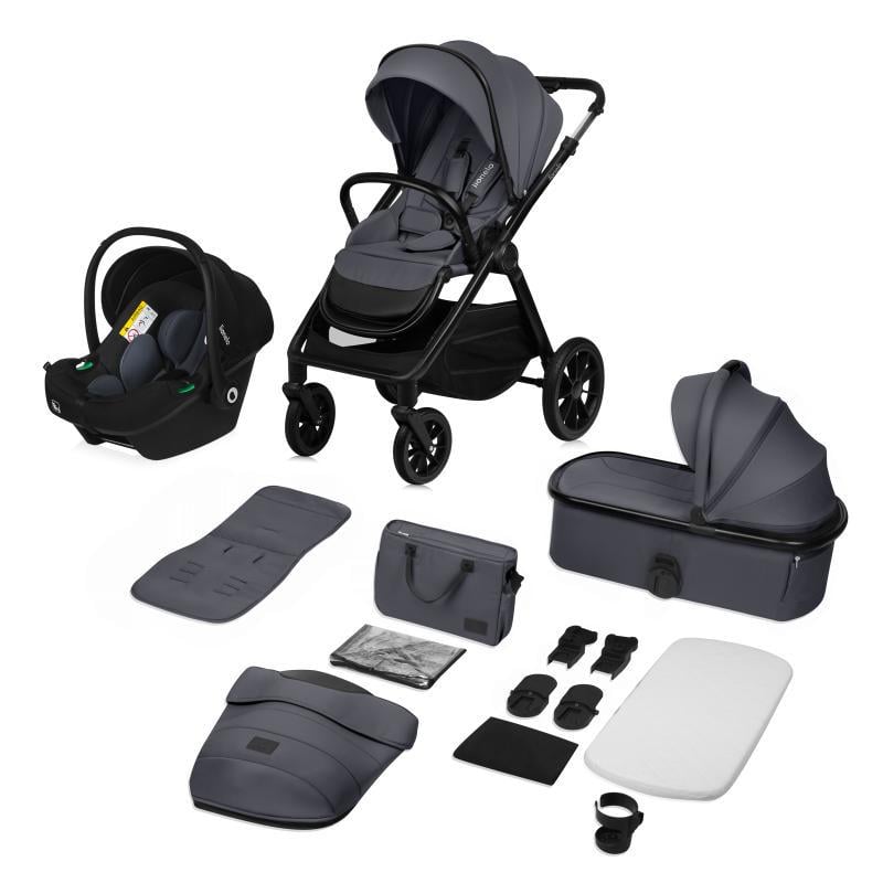 Коляска універсальна Lionelo LAYLA 3в1 Stone Grey - фото 4