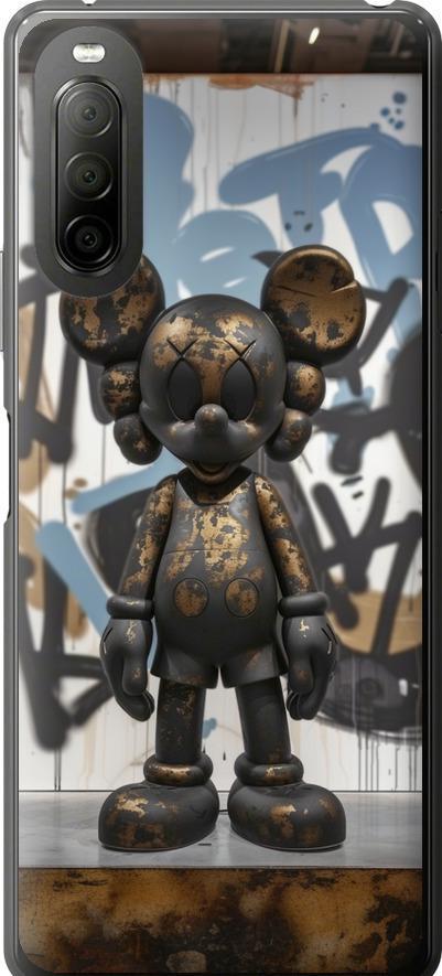 Чехол на Sony Xperia 10 II Bronze kaws v2 (6098u-2528-42517)