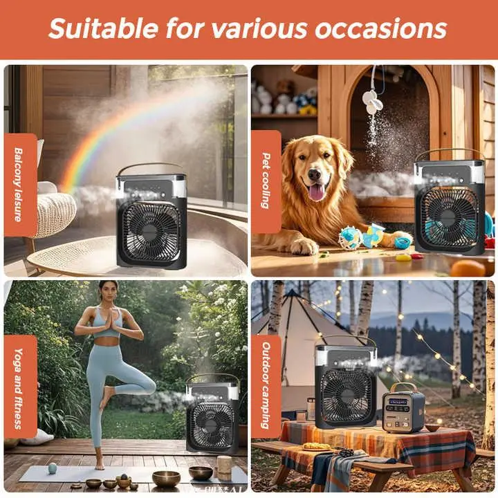 Вентилятор Air Cooler Fan із контейнером для льоду (25407948) - фото 8