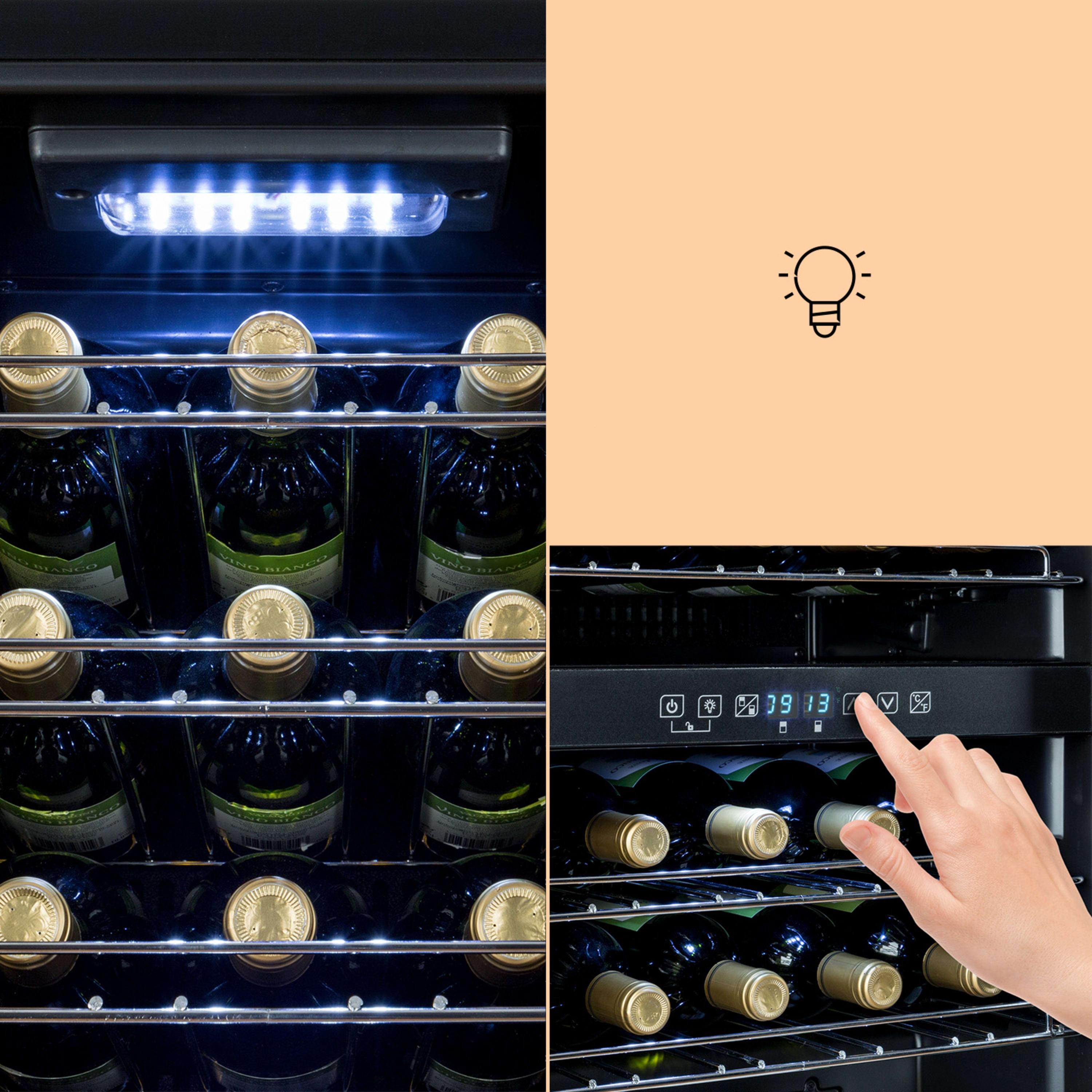 Холодильник для вина Klarstein Shiraz 29 Duo 2 зони 80 л 29 пляшок 5-22°C - фото 6