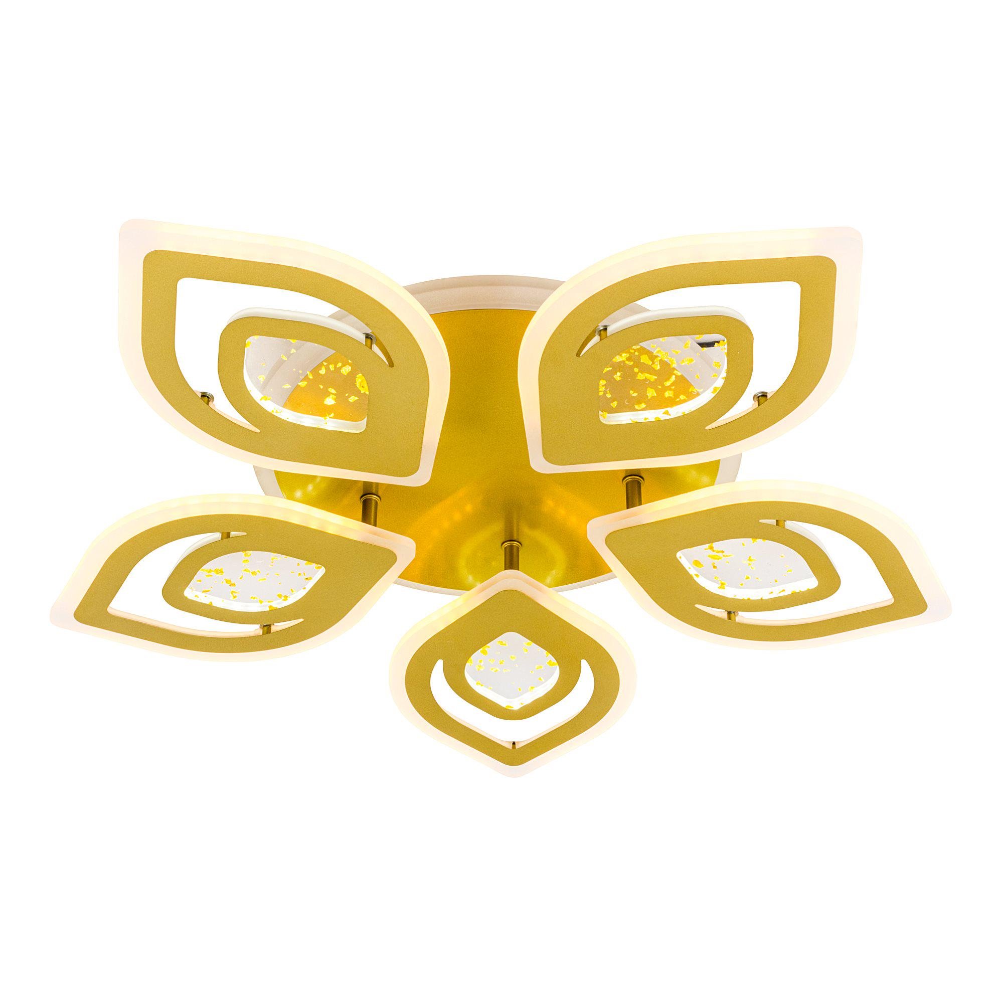 Люстра світлодіодна з пультом Valeso V K29132-5+1 GD (000036447)