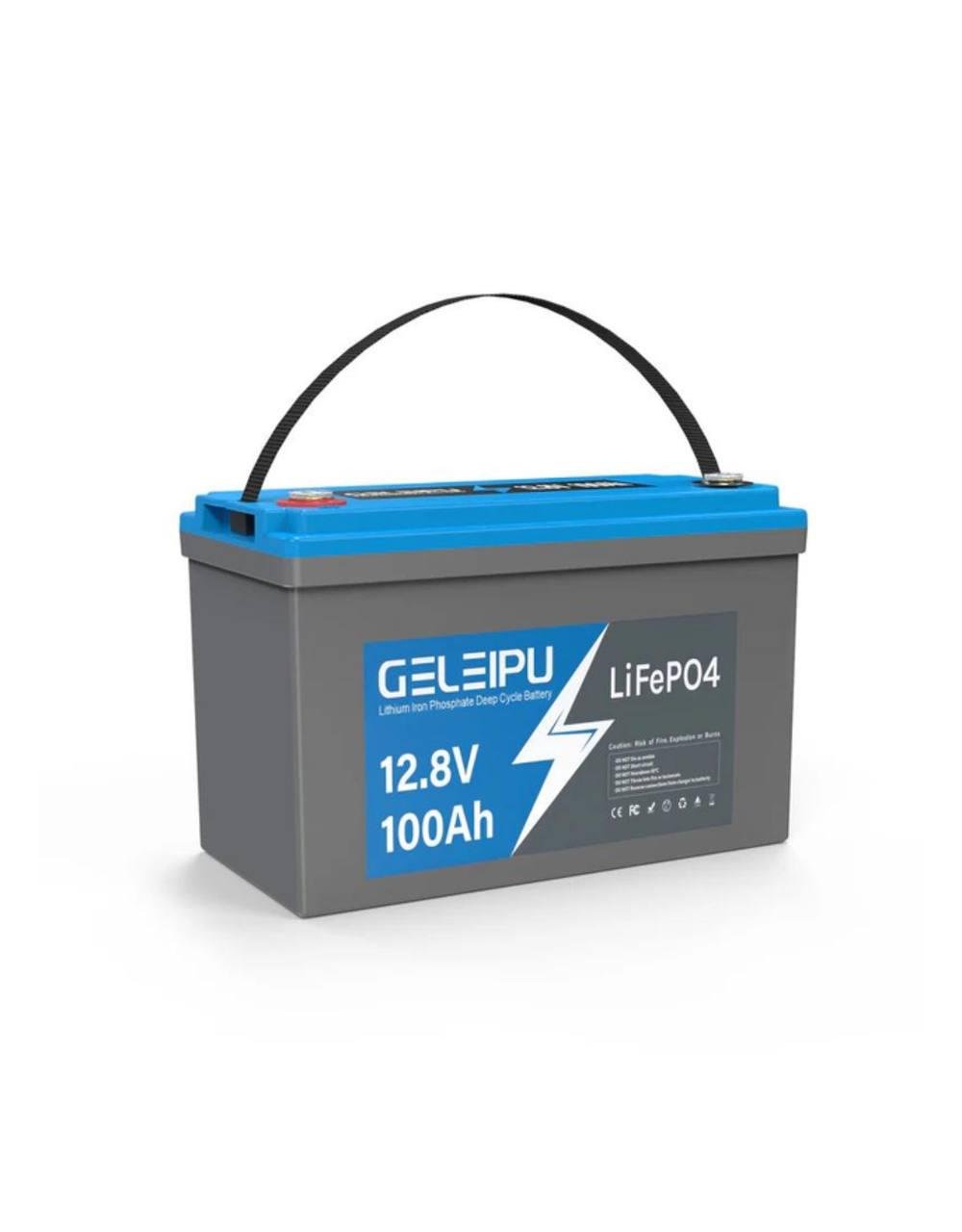 Акумулятор GELEIPU LiFePO4 Deep Cycle з BMS 12,8V 100 Ah (00031) - фото 1