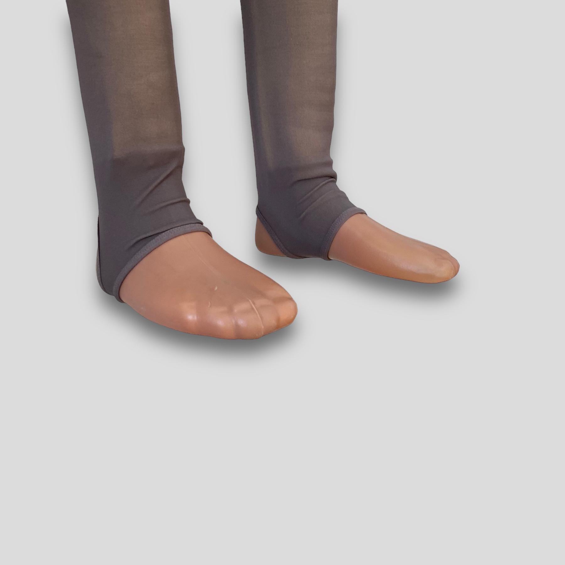 Лосины женские ШУГУАН с эффектом капрона 4XL Бежевый (F033) - фото 13