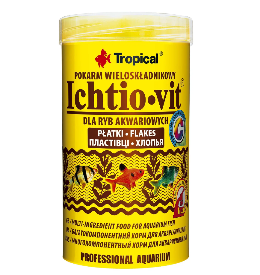 Корм для аквариумных рыб Tropical Ichtio-Vit хлопья 250 мл 50 г (77004) - фото 1