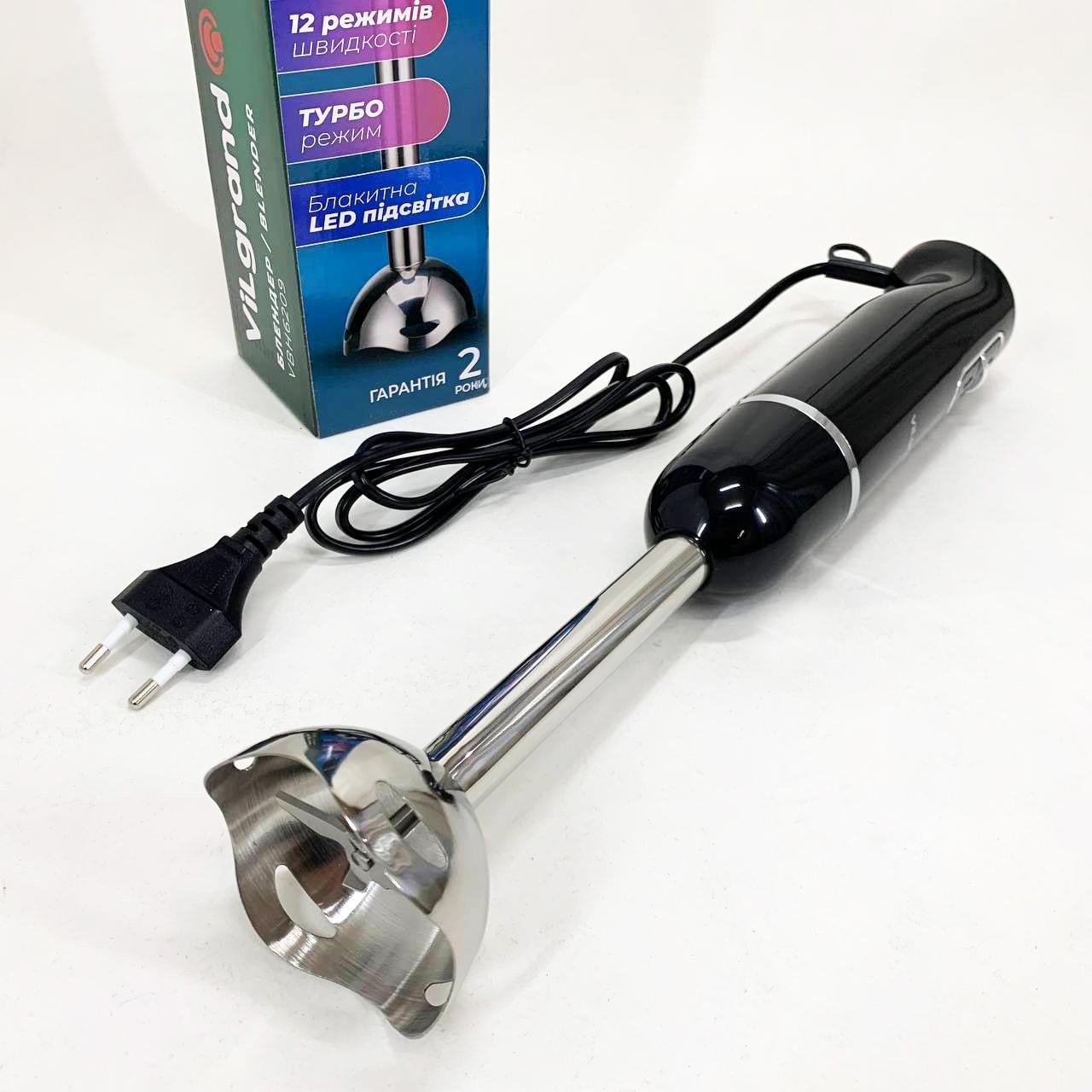 Блендер ViLgrand VBH6209 Чорний (13352428)