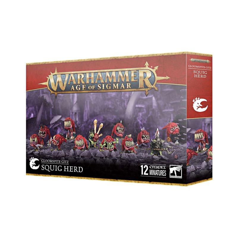 Набір мініатюр Warhammer Age of Sigmar Gloomspite Gitz Squig Herd (300016)