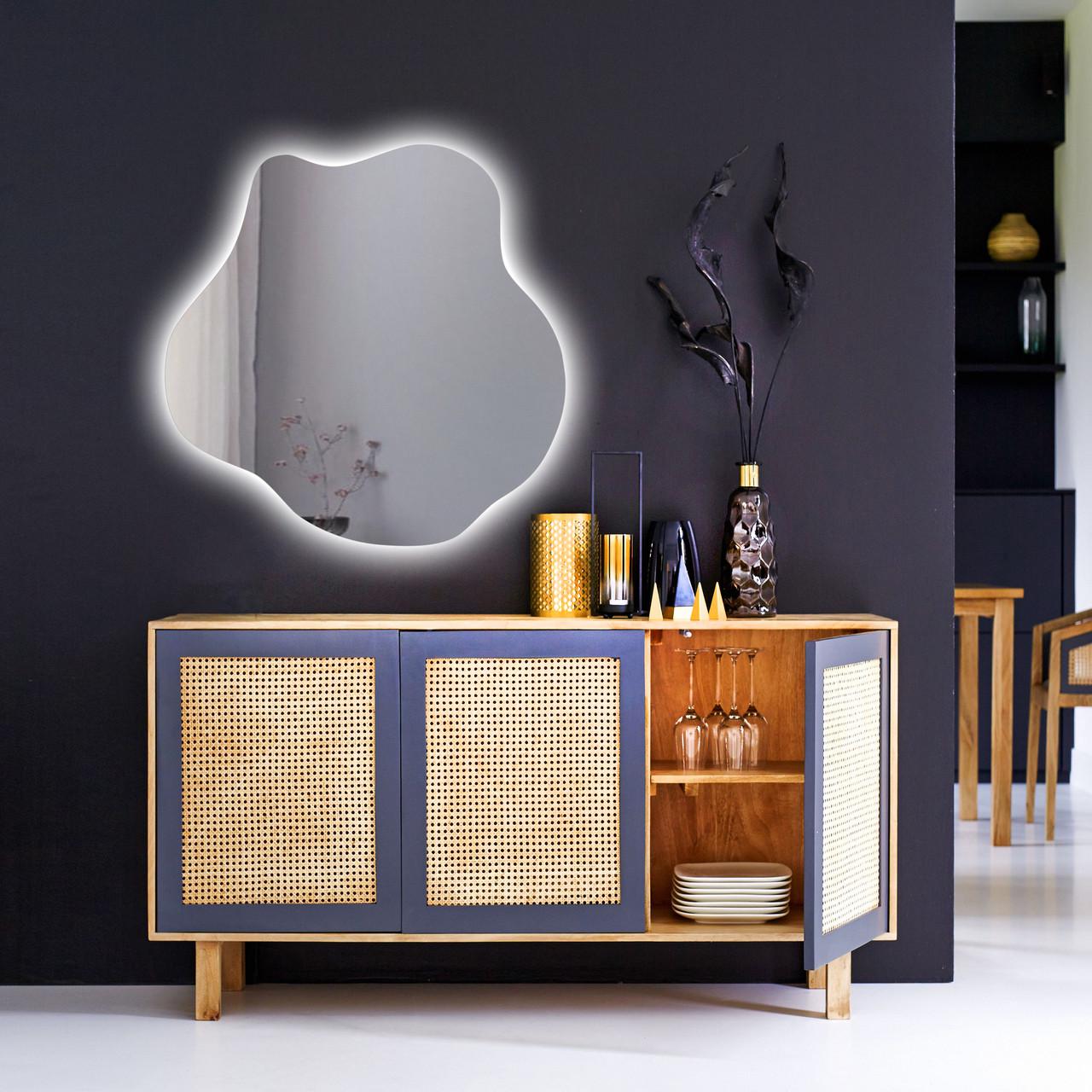 Зеркало безрамное Art-Com с LED подсветкой 750х750 мм (БРЛ 11)