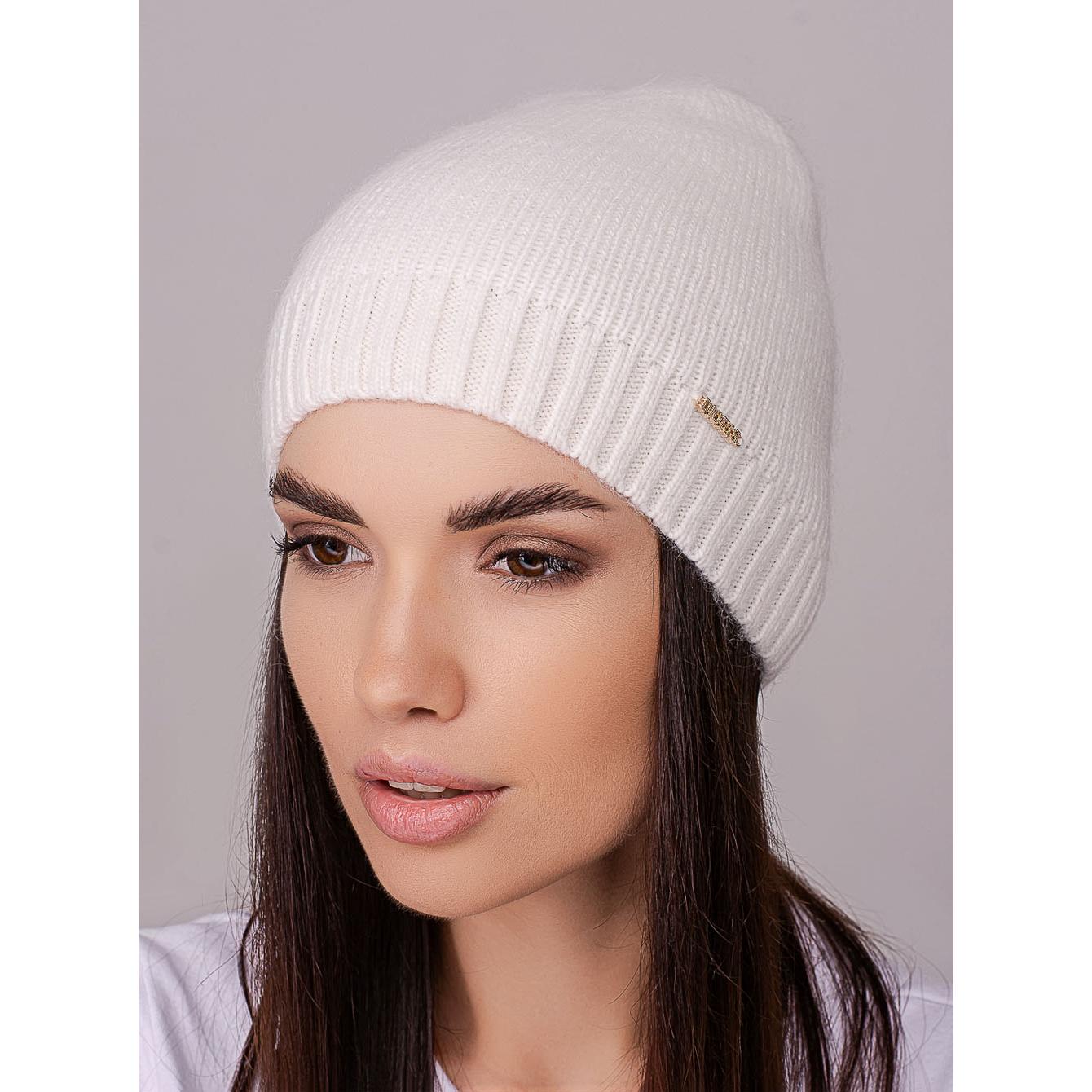 Шапка женская Leks ИНТРИГА кашемировая с добавлением ангоры без отворота одинарная one size Молочный (215390) - фото 1 Шапка женская Leks ИНТРИГА кашемировая с добавлением ангоры без отворота одинарная one size Молочный (215390) - фото 1