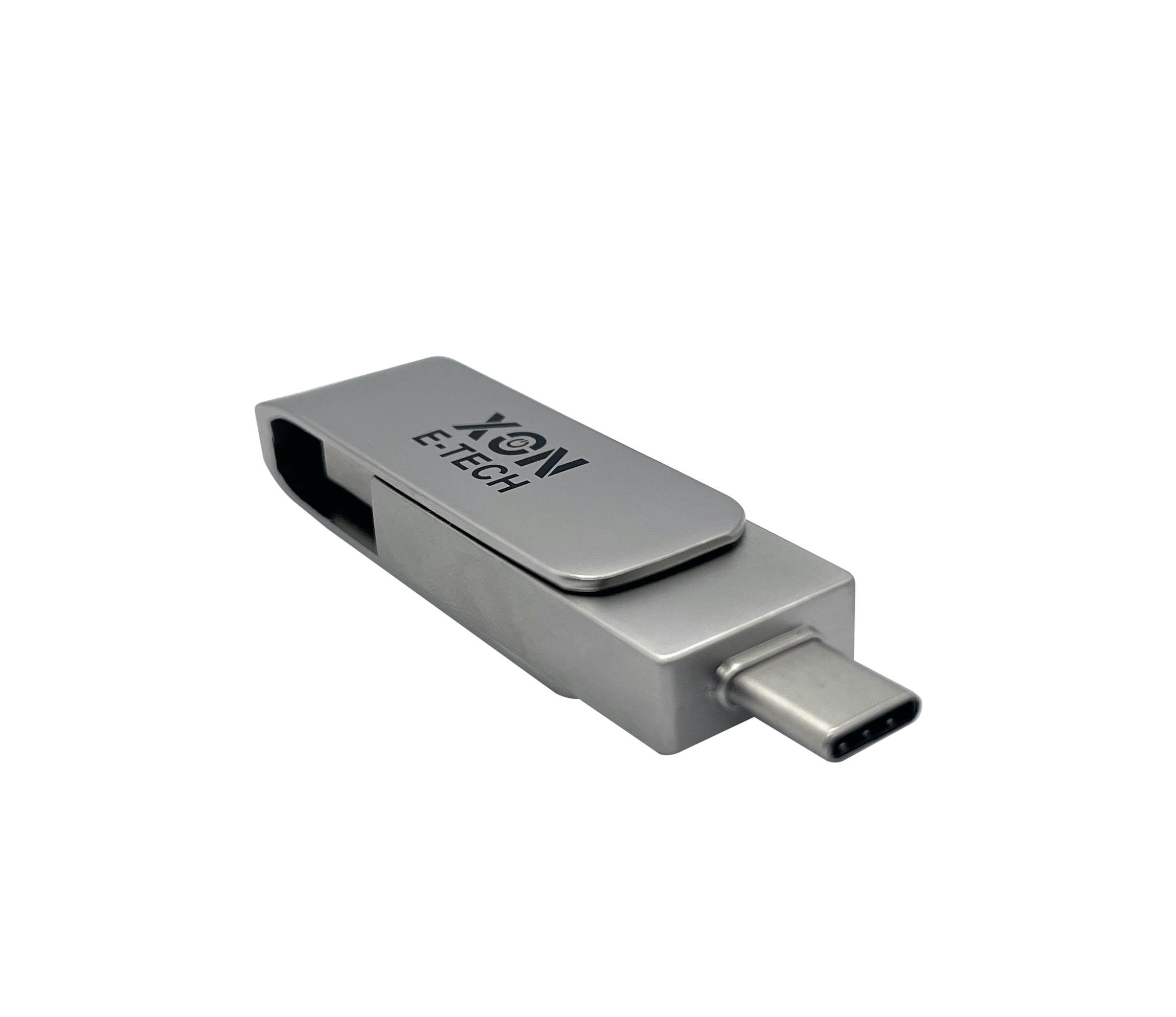 Флеш-накопитель XON FlashDrive DuoConnect 256 Гб Серый (FX3DR256MS 7638) - фото 5