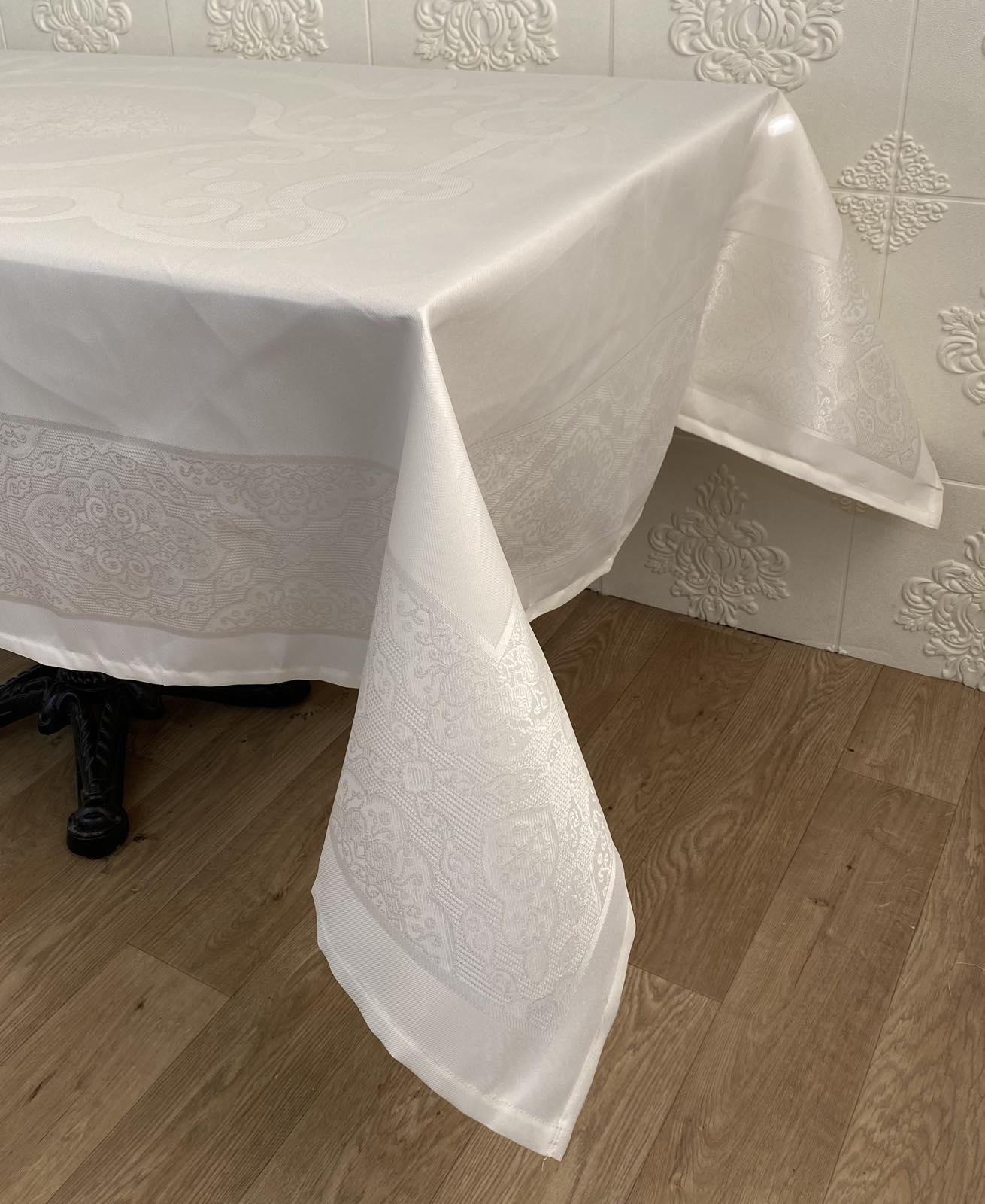 Скатерть тефлоновая Masali Model 508 160x220 см Cream (CN22321)