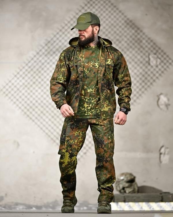 Мужской тактический костюм 3в1 Бундесвер 2XL Камуфляж (PK278)