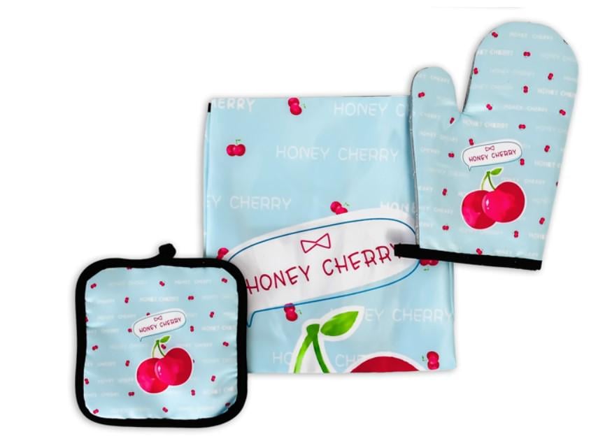 Кухонный набор перчатка/прихватка/фартук 3 пр. 53x68 см (LU000104)