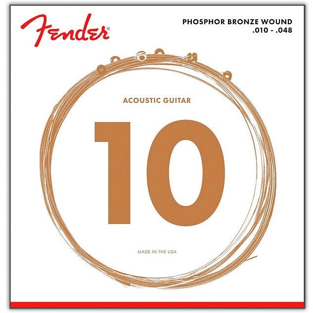 Струны для гитары Fender 60XL Phosphor Bronze 10-48 Extra Light