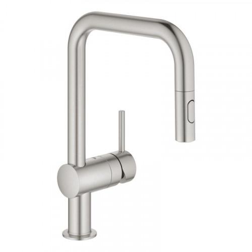 Смеситель для кухни Grohe Minta 32322DC2 с выдвижным изливом