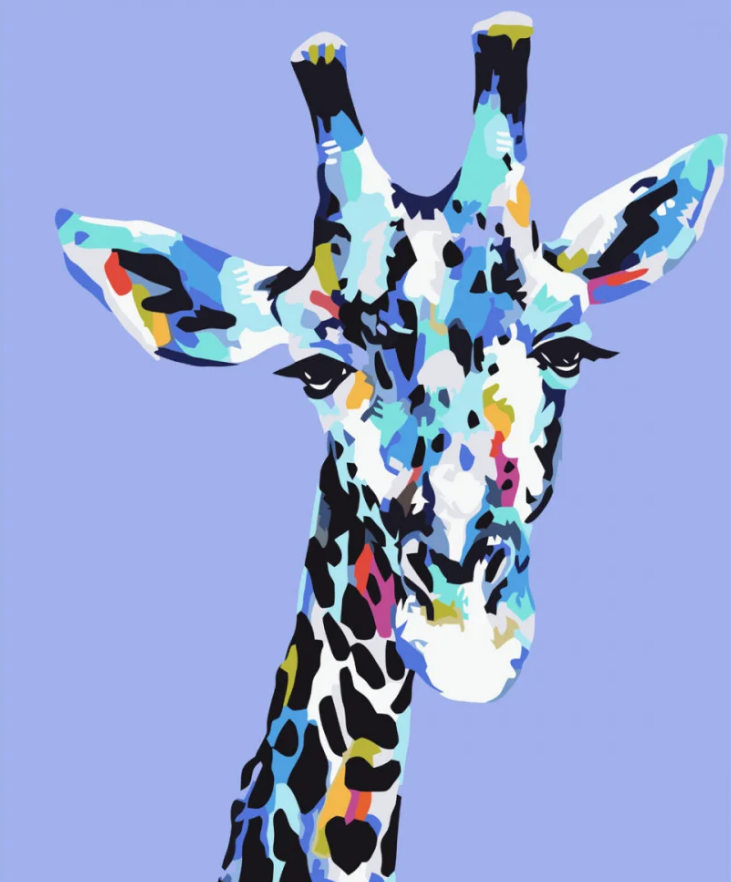 Картина по номерам Strateg Арт жираф 40x50 см (VA-3716)