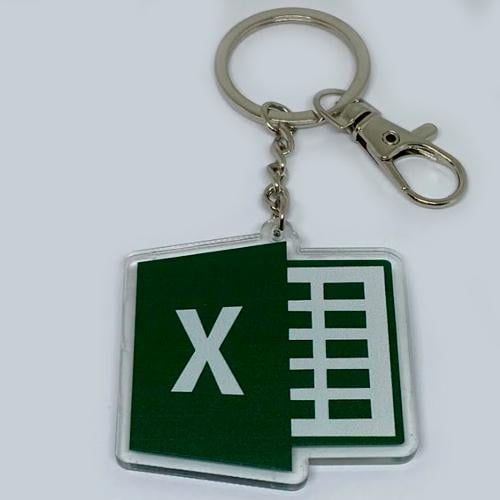 Брелок акриловый Excel в подарочной уп. (3356)