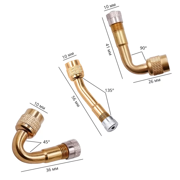 Набор удлинителей вентиля 3 шт. (Y02004) - фото 5