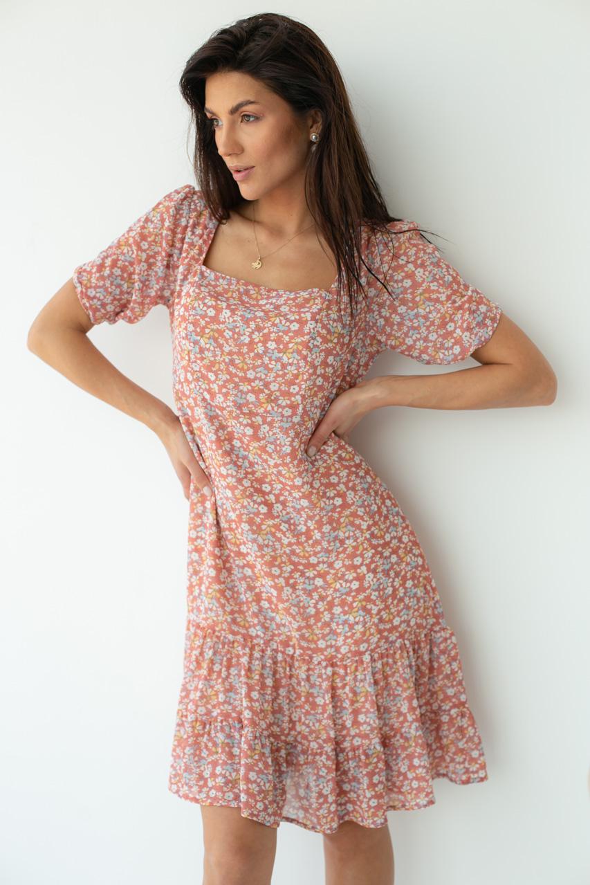 Платье LUREX M Персиковый (9490889)