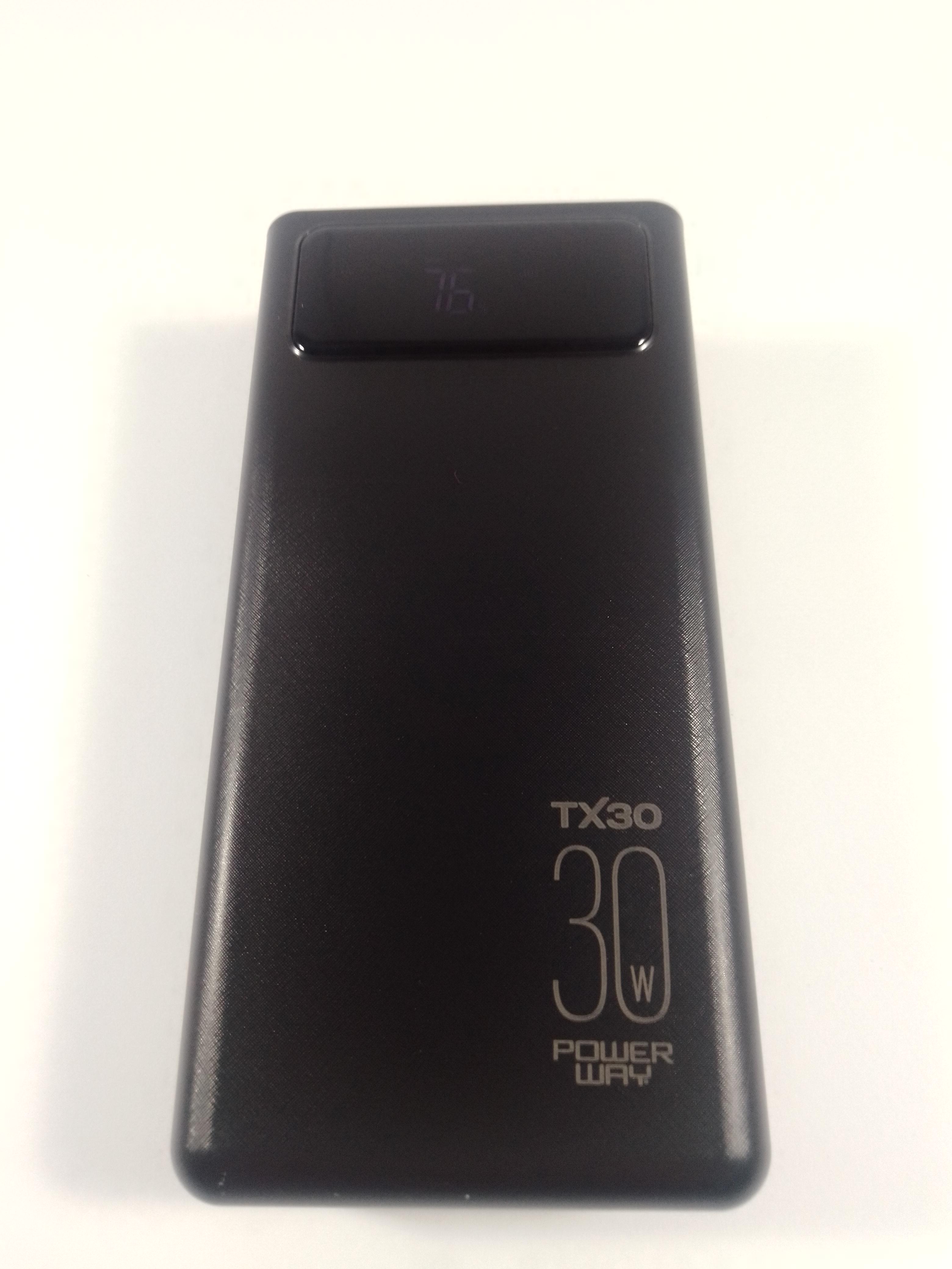 Повебанк Powerway TX30 30000 mAh Black - фото 4