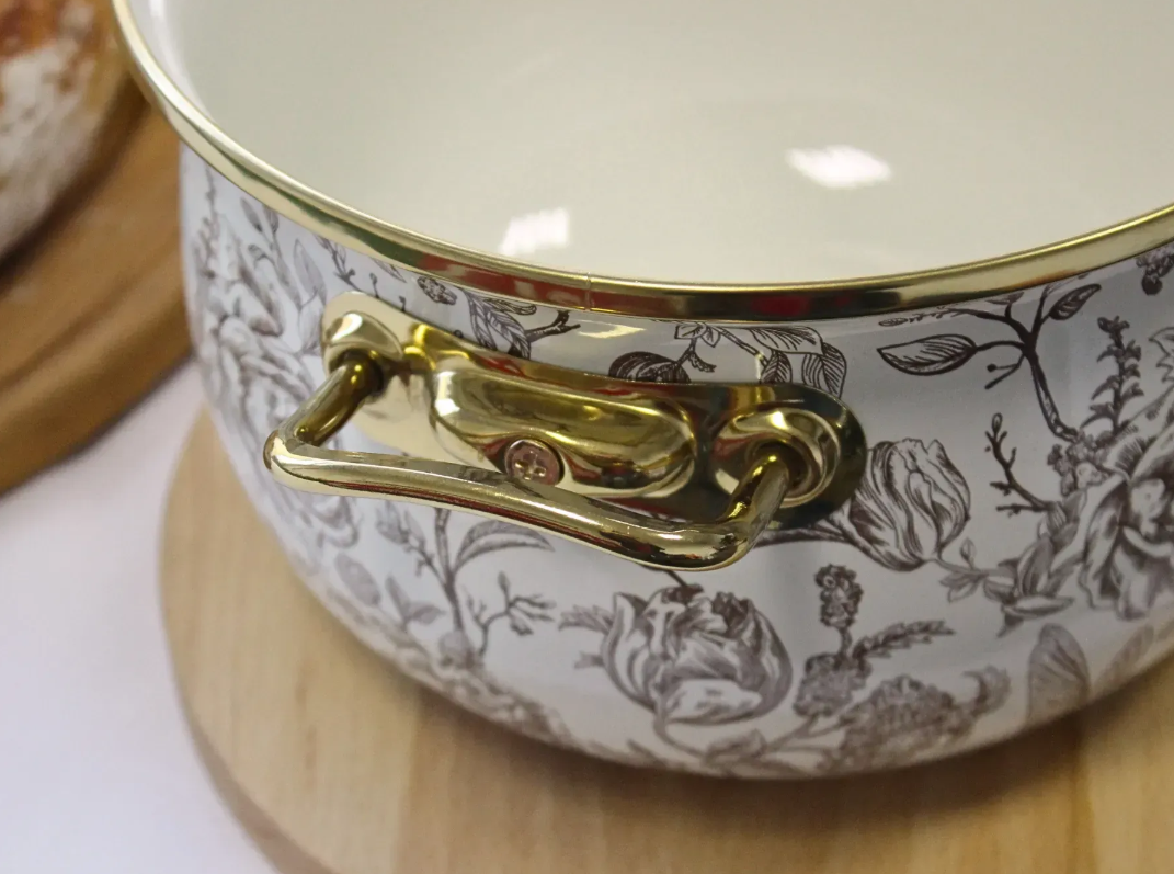 Каструля емальована BIRD Elmani з кришкою 3,8 л 20 см (763-042) - фото 6