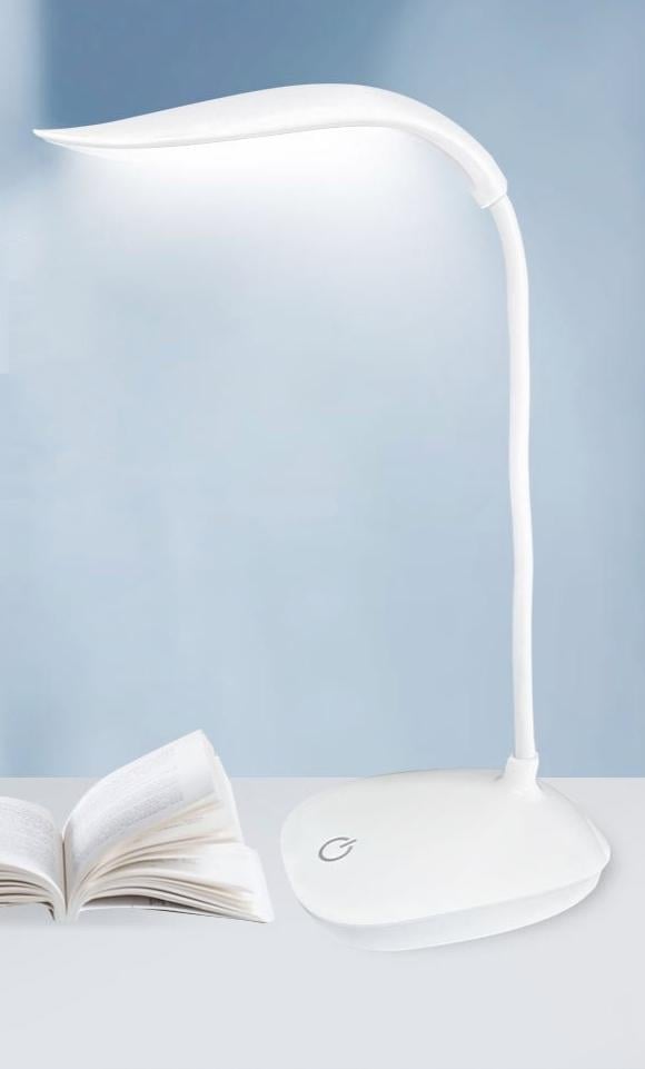 Настільна лампа з акумулятором 14 LED Білий (00018) - фото 1