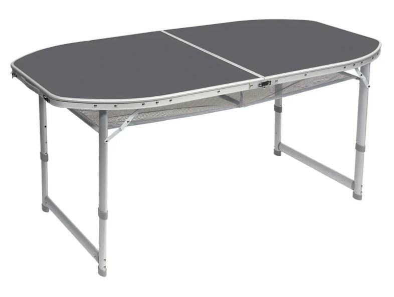 Стол туристический Bo-Camp Case Model Oval DAS303275 150x80 см Grey (1404399)